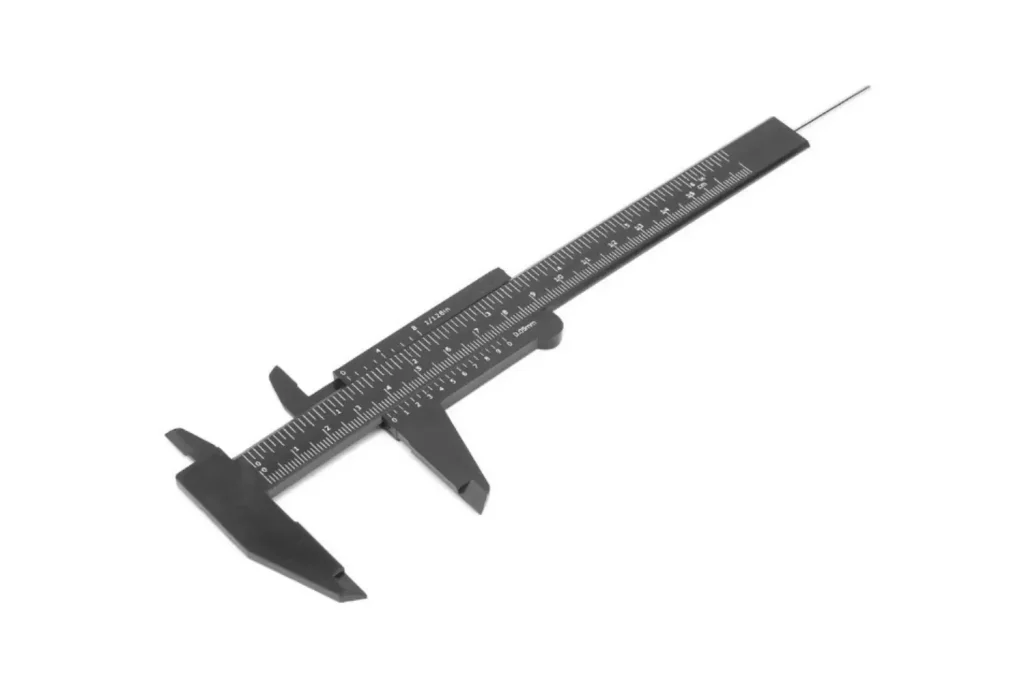 Calibrador de plástco