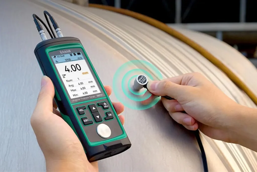 Medidor de espesores por ultrasonido